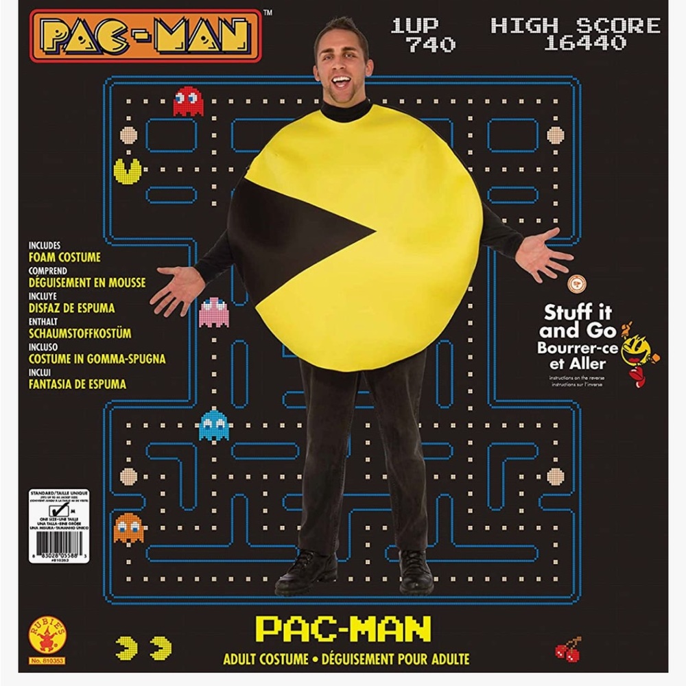 PAC-MAN uni-sex costume